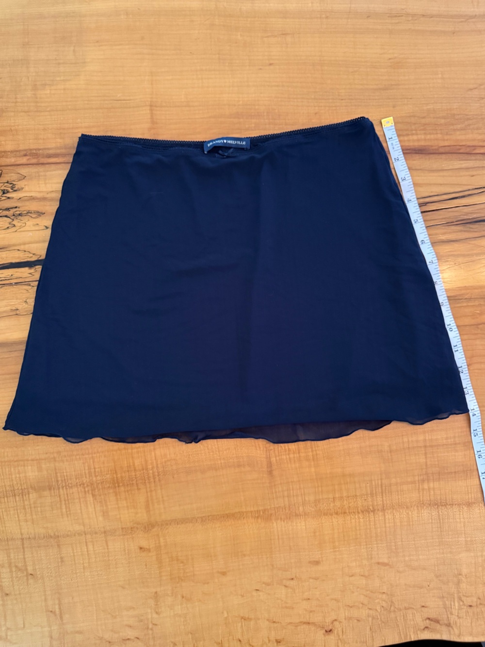 Brandy Melville Navy A-Line Mini Skirt